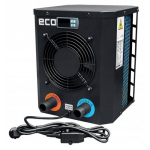 ECO Pompa ciepła stal 230V czarny typ Plug & Play 4,2kW/32 - objętość basenu: 16 m3